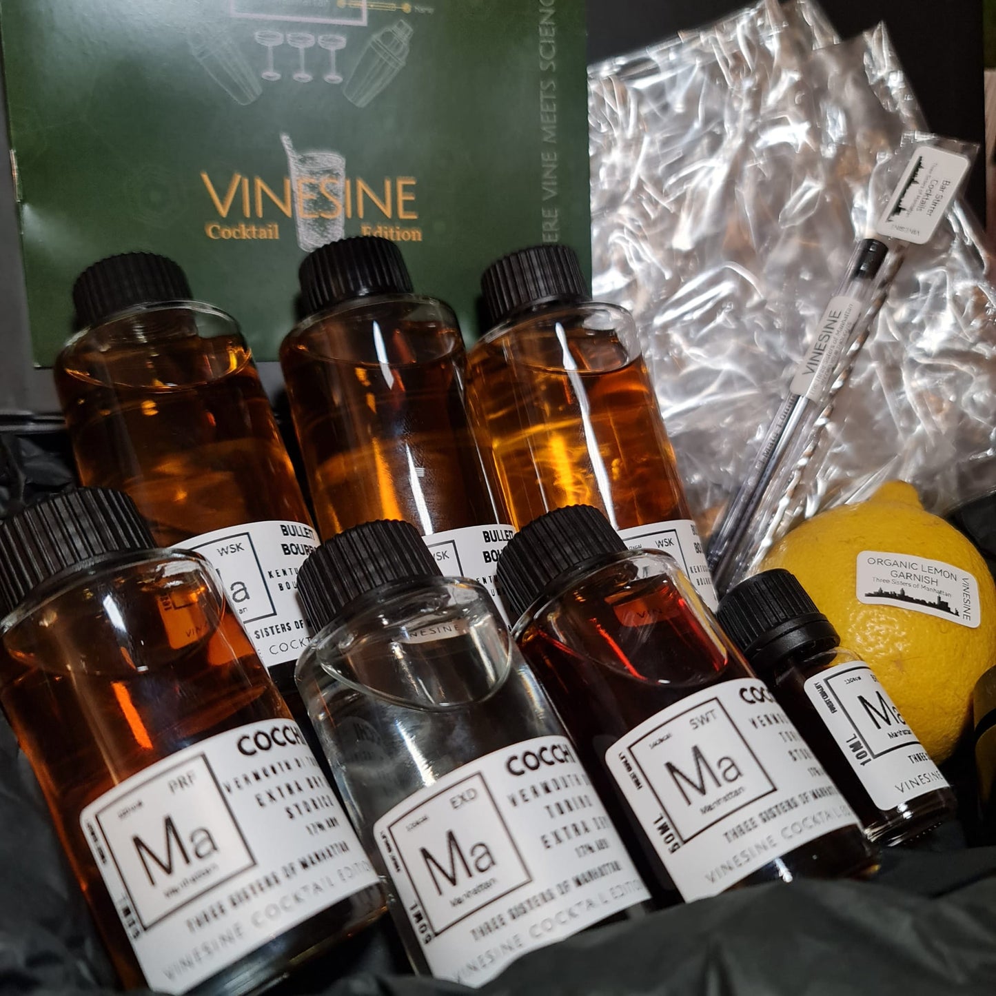 Three Sisters of Manhattan - Vinesine Cocktail Collection