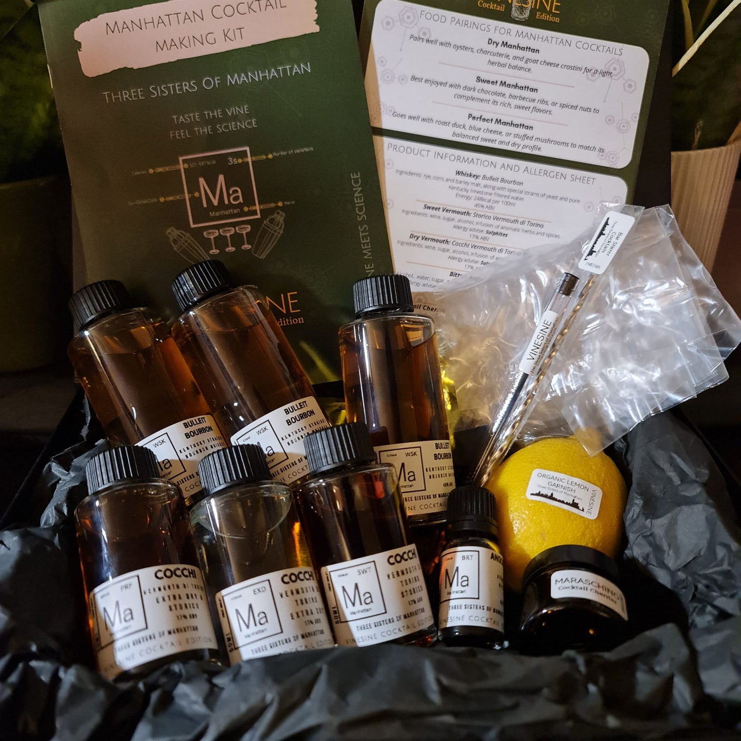 Three Sisters of Manhattan - Vinesine Cocktail Collection