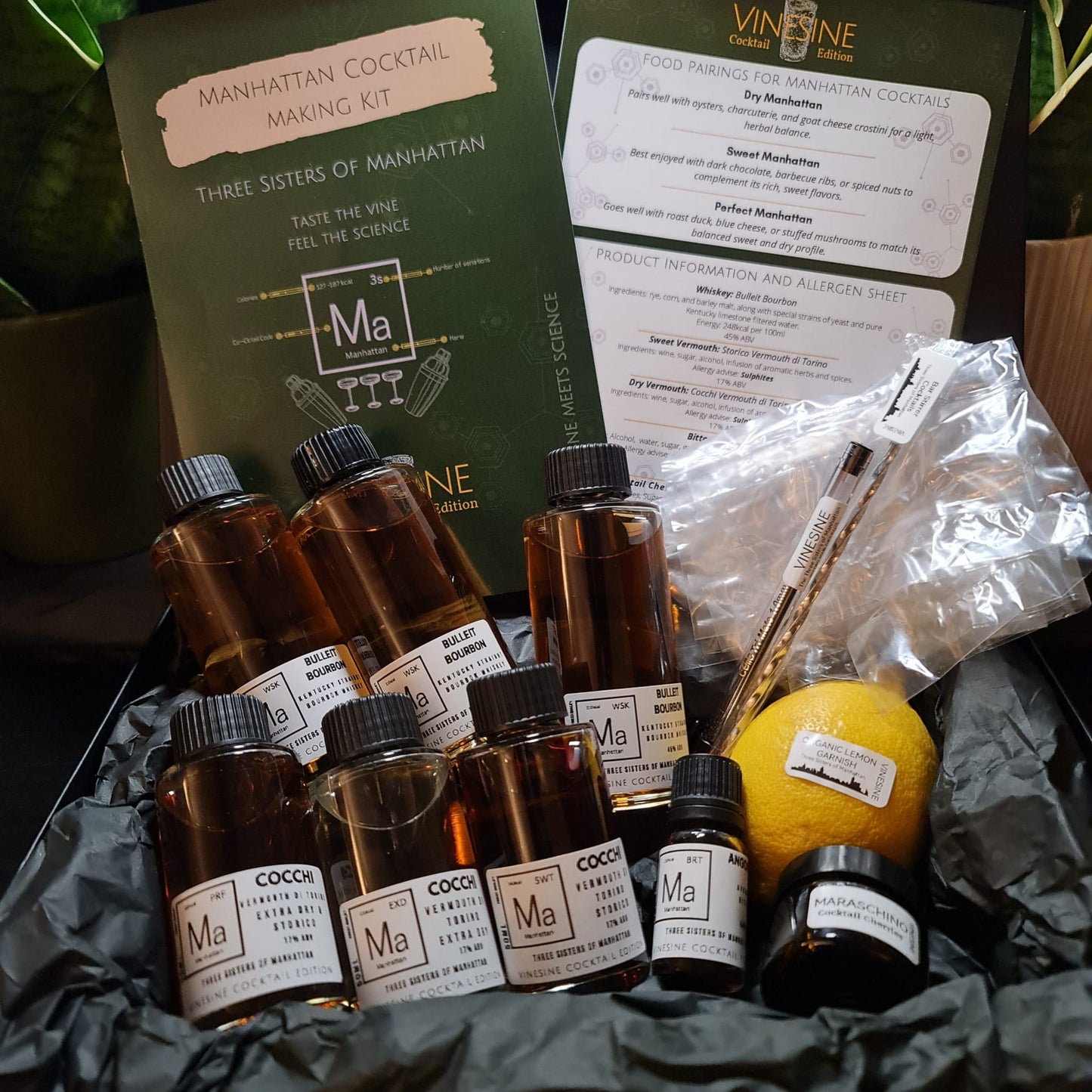 Three Sisters of Manhattan - Vinesine Cocktail Collection