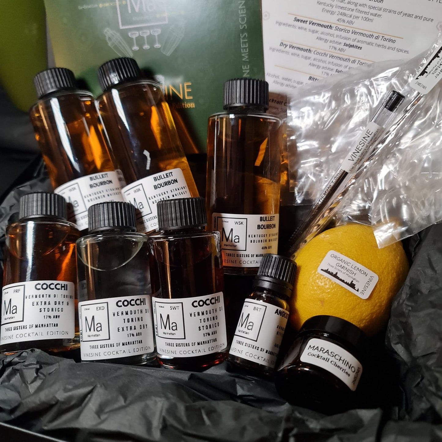 Three Sisters of Manhattan - Vinesine Cocktail Collection