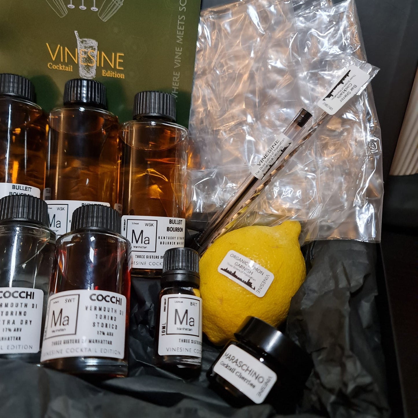 Three Sisters of Manhattan - Vinesine Cocktail Collection
