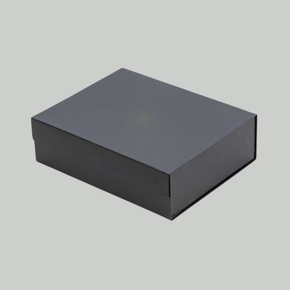Magnetic black gift box closed