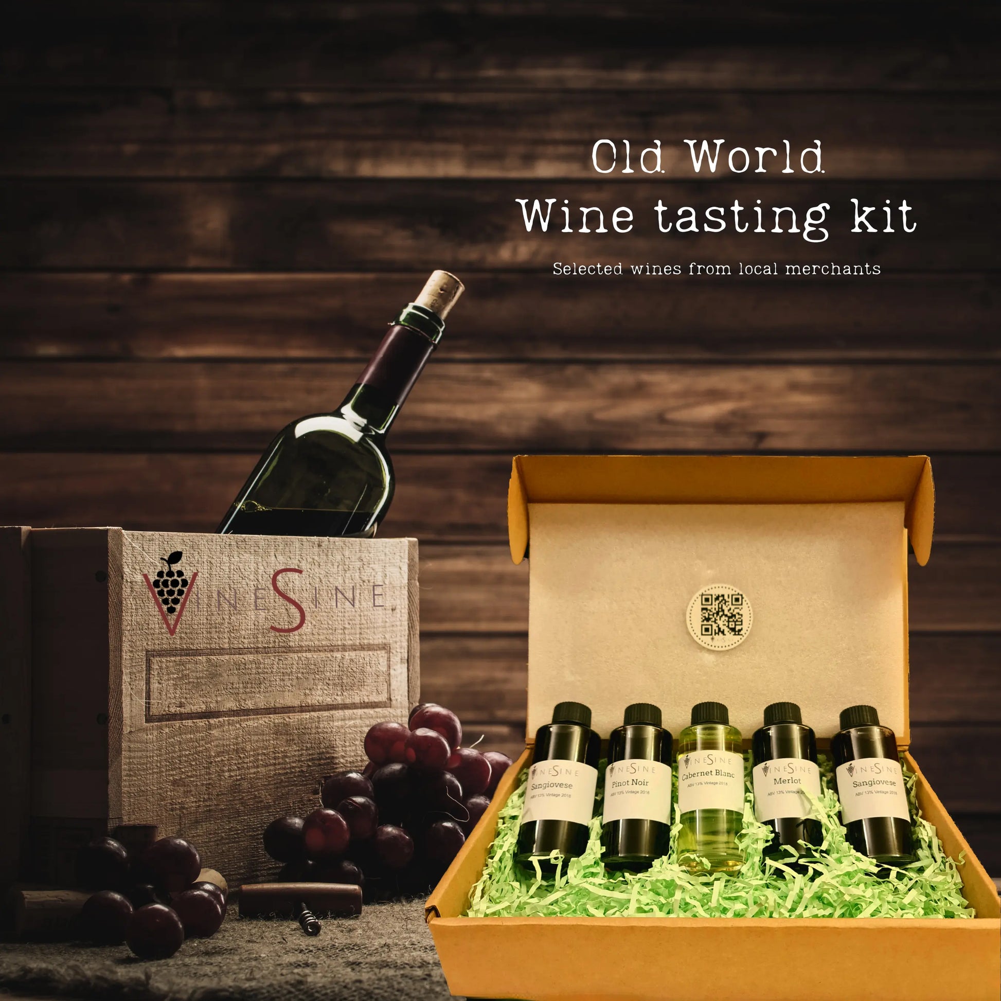 Old World Wine Tasting Kit DIY Tasting Kit Vinesine
