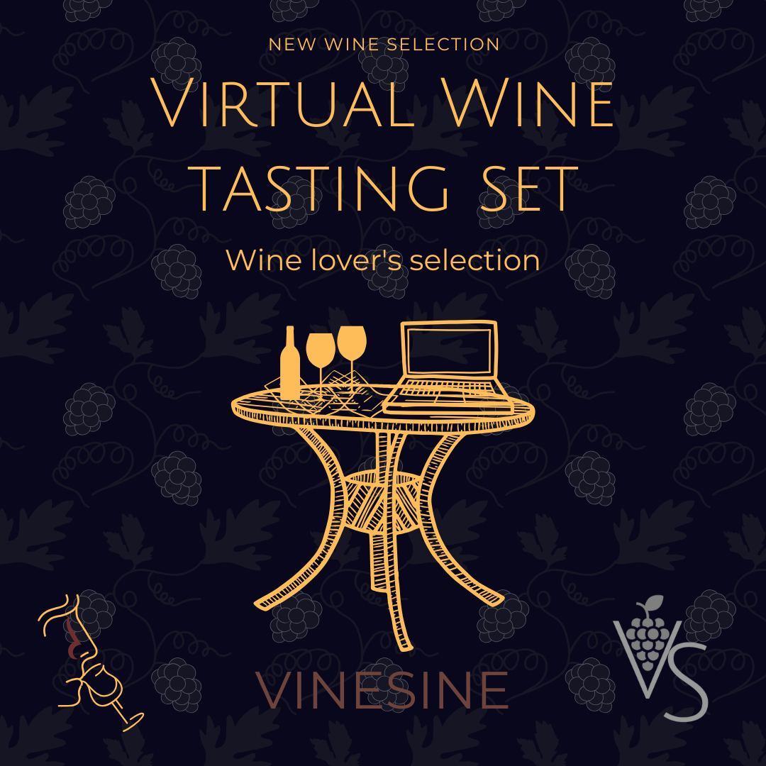 Virtual Wine Tasting at-home kit - Wine and Cheese set